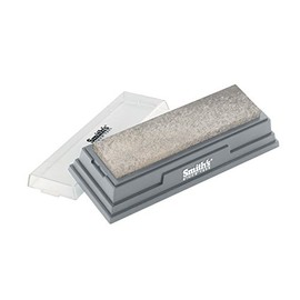Smith's MBS6 6” Natural Arkansas Bench Stone – General Purpose Sharpener – Straight Edge Knives, Tools, Broadheads – 1000 Grit Fine Sharpening Stone