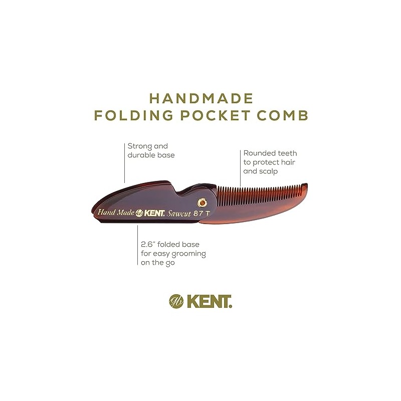 KENT COMBS PEINE PLEGABLE PARA BARBA Y BIGOTE EDICIóN LIMITADA
