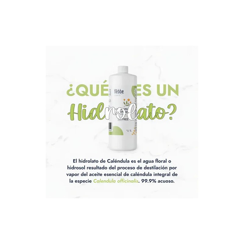 Hidrolato de caléndula puro tónico facial todo tipo de piel