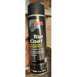Top Coat 45918, Chassis Black, 14 oz. Spray