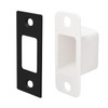 Nuk3y Deadbolt Strike Plate Square Corner 1-1/8"" x 2-3/4"" with