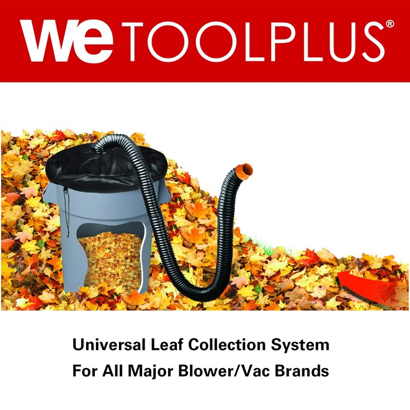 WETOOLPLUS Universal Leaf Collection System with 8 Ft Hose Expands