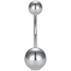 AceFun Belly Button Bars 8MM Belly Button Piercing Silver Belly