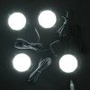 Unbranded 4pc Under Cabinet LED Puck Light For Kitchen Cabinet