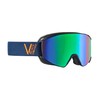 Black Crevice Unisex - Schladming Adult Ski Goggles Navy/Orange/Green, Size