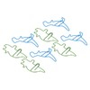 100 Pcs Shaped Paper Clips Hippo Dinosaur Shape Metal Cute
