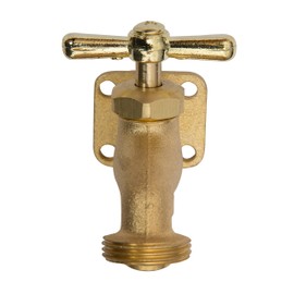 Double Tap Garden Anywhere Brass with Attachment Frost-Proof with Adapter for Garden Hose and Thread Double Connection Splitter Hose Adapter with Hose Connection Garden Tap