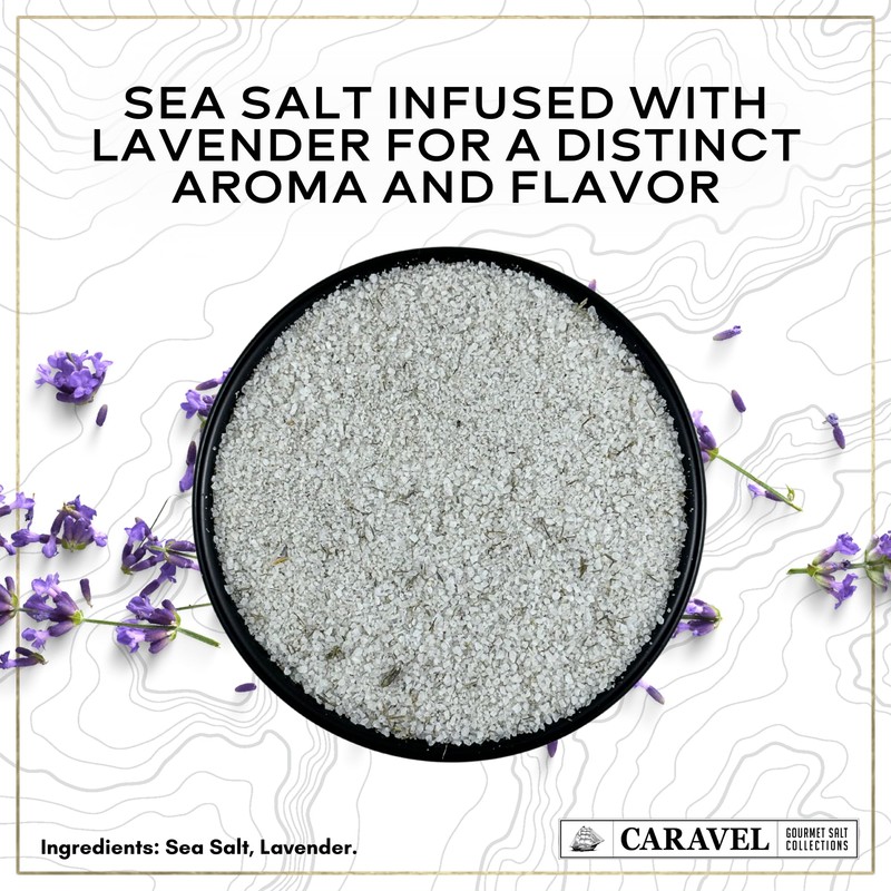Lavender Sea Salt - 4 oz Jar
