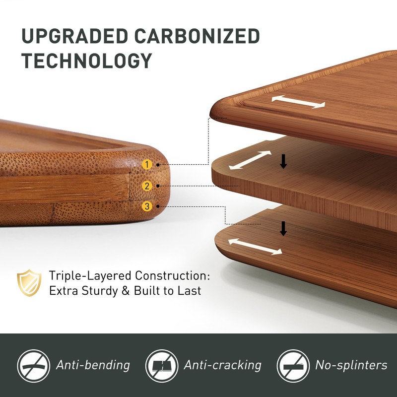 Extra Large Bamboo Cutting Board Set Over Sink Nice Solid