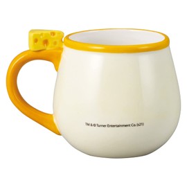 Tom and Jerry SAN3579 Jelly and Cheese Mug with Figure, 11.8 fl oz (340 ml)