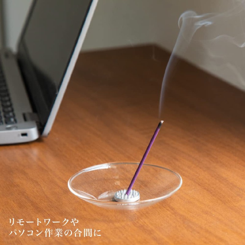 FUJIEI AIMA Incense Relax Set, Hinoki, Lavender, Osmanthus Incense Holder
