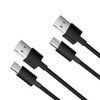 2 Pack USB A to USB C Cable Type-C Fast