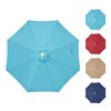 Simple Deluxe 9' Patio Umbrella Replacement Canopy for 8 Ribs,