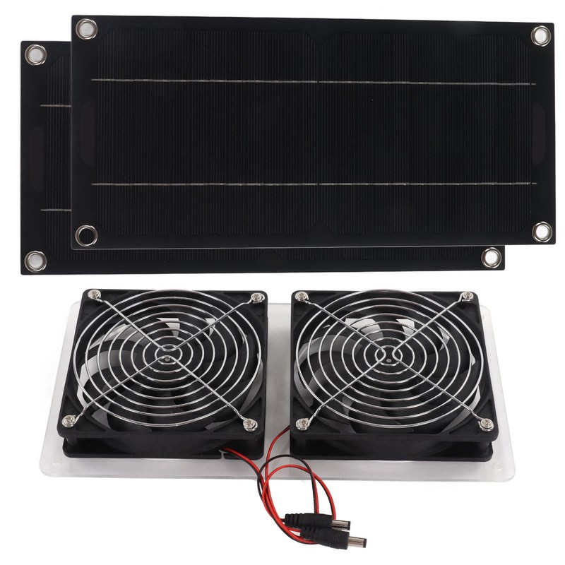 Solar Panel Fan Kit Waterproof Portable Environment Friendly Solar Exhaust