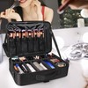 Relavel Makeup Train Case 3 Layer Large Size Professional Cosmetic