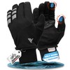 MIVELO Cycling Gloves with Thermal Fleece, Waterproof & Windproof Gloves,