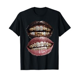 Women's Lips Print Graphic Y2K 2000s Vintage Summer Tops T-Shirt