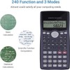 Scientific Calculator, Advanced 240 Functions with 2-Line Display Digital LCD,