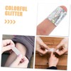 Mipcase 50pcs Glitter for Boy Girl Decorative Wraps Flexible Self-