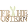 Heitmann Deco Wood 'Ostern’ Lettering with Hare – Easter bunny
