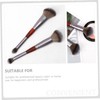 OATIPHO 2pcs Dual Ended Makeup Brush Set Soft Bristles Blush