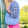 TD Everyday All at Once Quilted Shopping Bagcolor: Sky Blue
