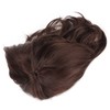Men Wig Short Brown Straight Breathable Inner Mesh Soft Fluffy