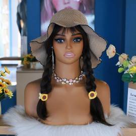 Mannequin Head with Shoulders Wig Display Head European and American Fashion Woman Manikin Heads (DE 410 MAZI)