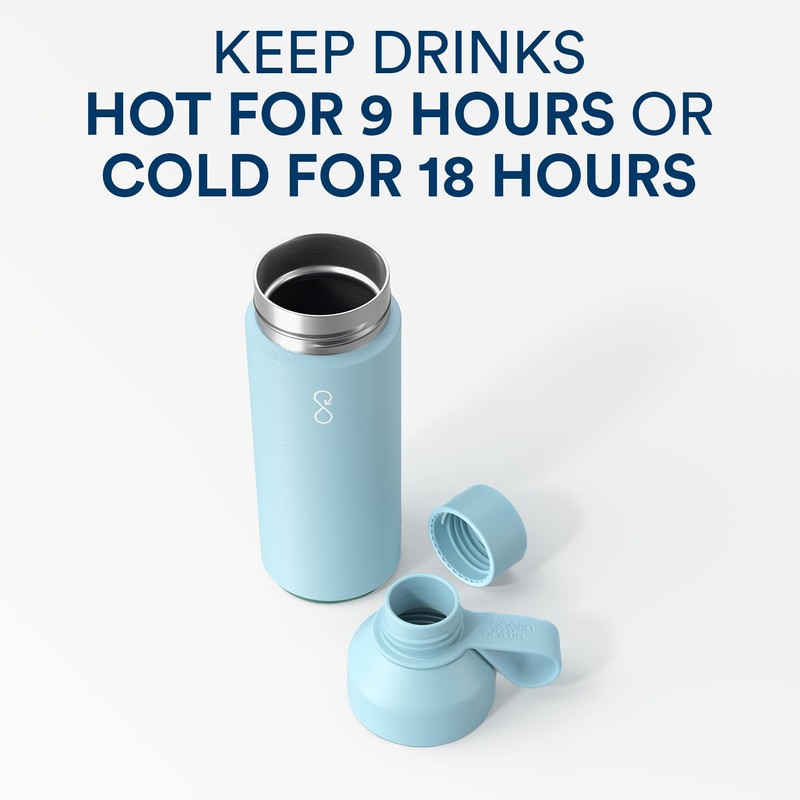Ocean Bottle - Recycled Stainless Steel Drinks Reusable Water Bottle