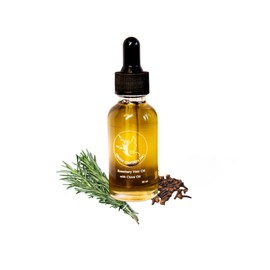 Grow Garden Handcrafted Rosemary & Clove Infused Hair Oil - 100% Pure & Natural for Thicker and Stronger Hair - Undiluted, Therapeutic Grade Scalp Treatment (50mL (Pack of 1))