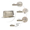 VNFIOEI Small Clutch Bag with Chain, Fashionable Shoulder Bag, Elegant