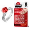Omilly 8 SizesSilicone Ring Sizer Adjuster for Loose Rings –
