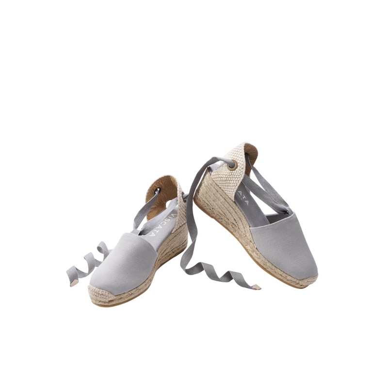 Canvas Espadrille Wedges by Viscata