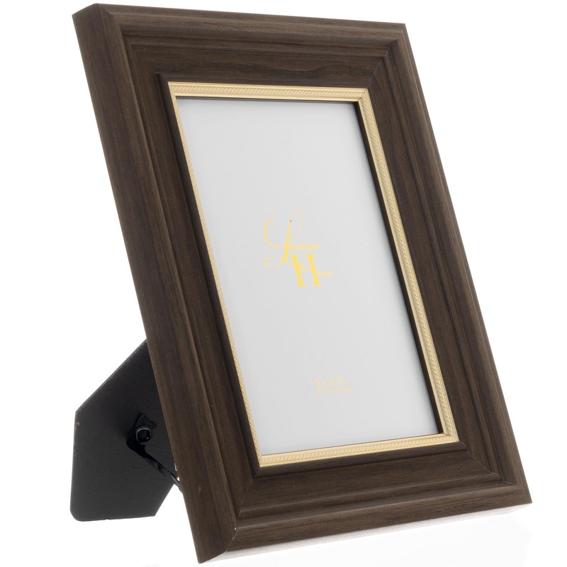 5x7 Walton Frame - Walnut with Gold Rope