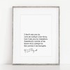 F. Scott Fitzgerald Great Gatsby Quote Print, Cotton Paper, Sizes