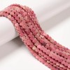 Unbranded Natural Pink Petrified Rhodonite Heart Shape Beads Size 6mm