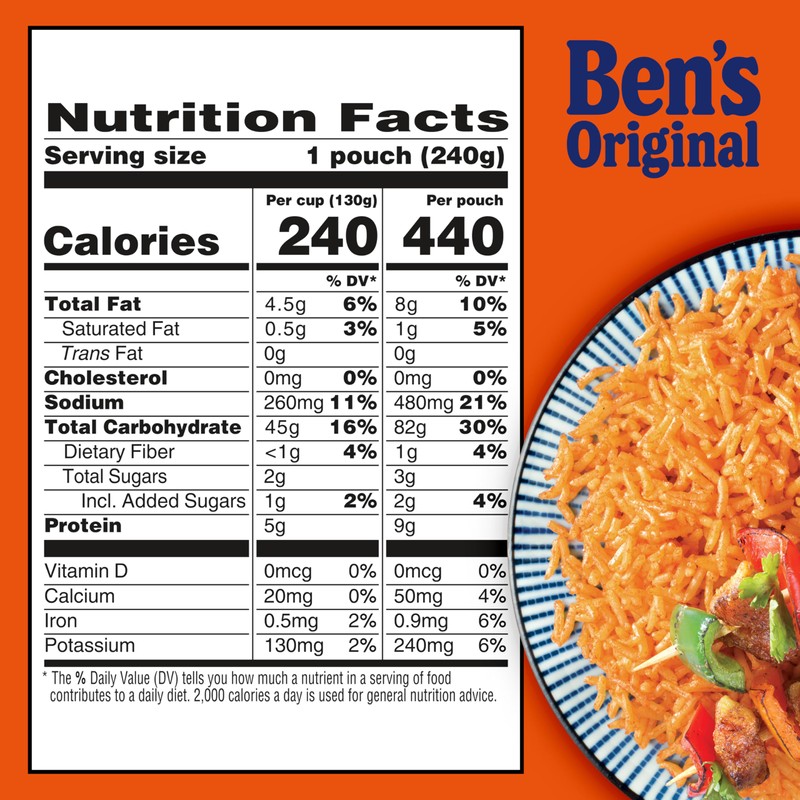 BEN'S ORIGINAL Ready Rice Tikka Masala Flavored Rice, Easy Dinner