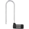 5 Digit Combination Alloy Padlock,U-Shape Security Code Lock Extra Long