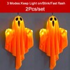 LED Hanging Ghost for Halloween Decor – Light-Up Fabric Horror