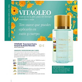 TERRAMAR VITAOLEO Tratamiento Facial y Corporal de Aceites Naturales, contra resequedad extrema, cicatrices, estrías , manchas y cuidados de tatuajes 