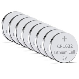 Synergy Digital Car Key Remote Batteries, Compatible with Lexus LS 460l (2017) Car Key Remote, (Lithium, 3V, 140mAh) Ultra High Capacity - Pack of 8 Batteries