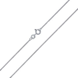 Bling Jewelry Unisex Thin 2MM Strong Simple Miami Cuban Curb Chain Necklace for Women Men .925 Sterling Silver 24 Inch
