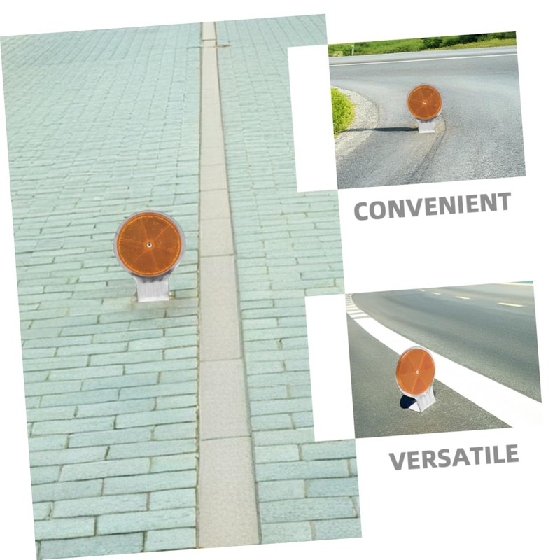 Ciieeo 2pcs Reflective Markers for Driveway Safety Heavy Duty Plastic