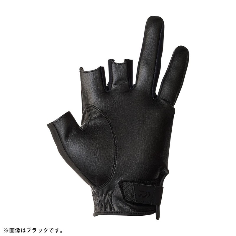 Daiwa DG-1024TW Men's Gloves, Light Gray, M