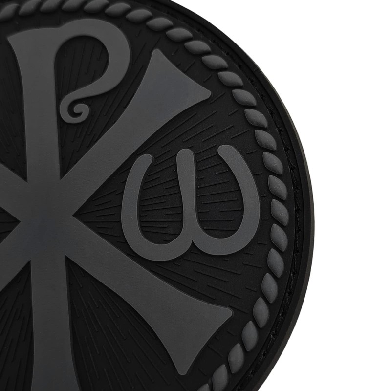 Chi Rho Jesus Christ Symbol Tactical PVC Patch Compatible with