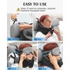 YFONG Travel Pillow for Long Flight Airplanes, Head Strap Combo