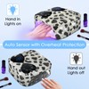 UV LED Nail Lamp Cordless, HUITINE 80W Rechargeable UV Light