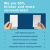 FlowCheer Laundry Detergent Sheets 10 Loads, Fragrance Free, Plastic-Free, Powerful