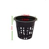HORTIPOTS Reflective Top Lids Mylar on Black for 2 Inch