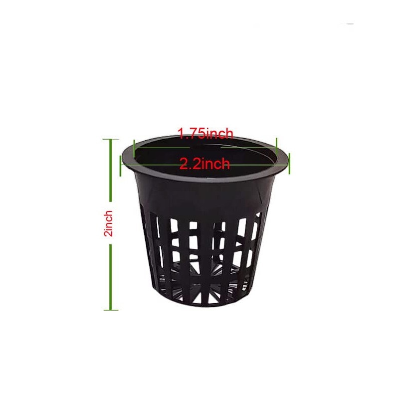 HORTIPOTS Reflective Top Lids Mylar on Black for 2 Inch